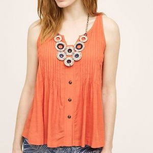 Anthropologie Maeve Samoa Swing Tank